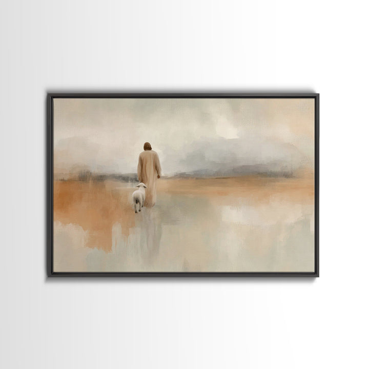 Cloudborne Mercy, Framed Canvas Print, Christian Art Canvas, Jesus Painting Canvas, Large Christian Painting, Christian Wall Art, Christian