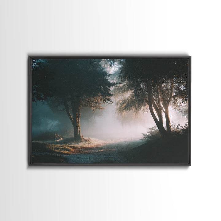 Sacred Forest Light – Framed Canvas Print – Jesus Painting – Christian Decor – Christian Art Canvas – Christian Gift Ideas – Christian Wall