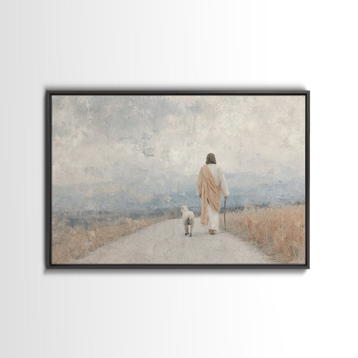 Morning Of Mercy – Framed Canvas Print – Christian Christmas Art – Christian Wall Art – Christian Art Canvas – Jesus Painting – Christian D