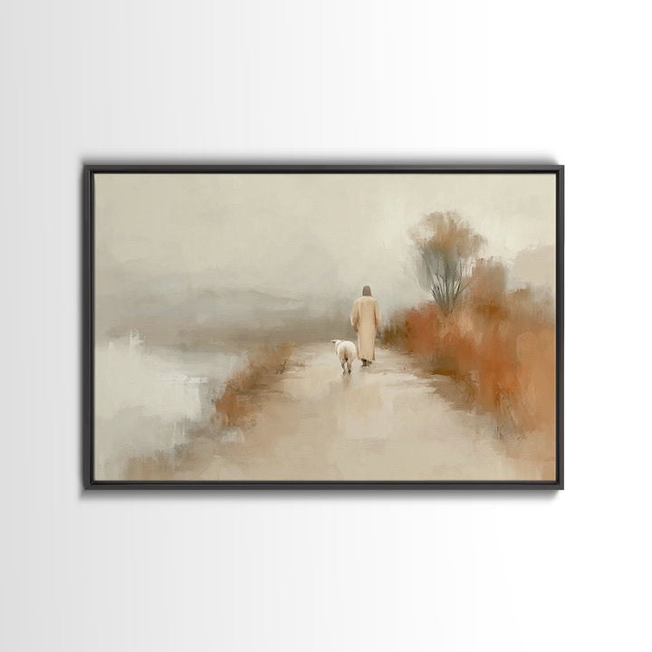 Everlasting Calm – Framed Canvas Print – Jesus Painting – Christian Art Canvas – Christmas Art – Christian Wall Art – Christian Decorations