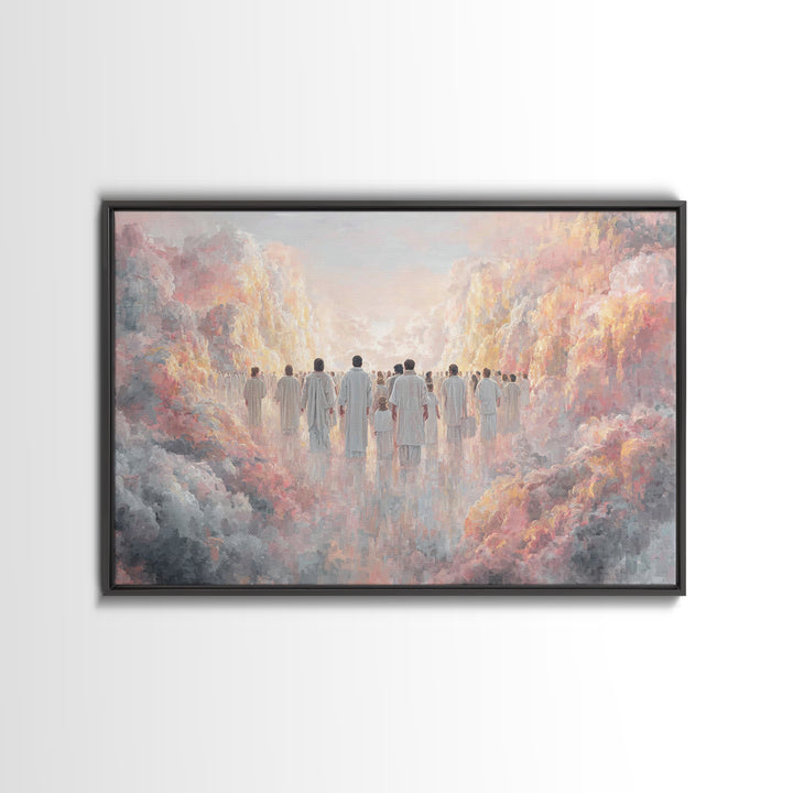 Path Of Glory | Framed Canvas Print | Christian Art Canvas | Christian Wall Art | Christian Christmas Art | Jesus Art Print | Christian Gif