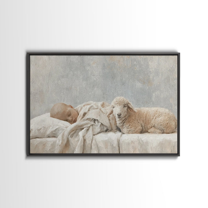 Softest Mercy – Framed Canvas Print – Christian Wall Art – Subtle Christian Art – Christian Art Canvas – Christian Art Print – Christian Ch