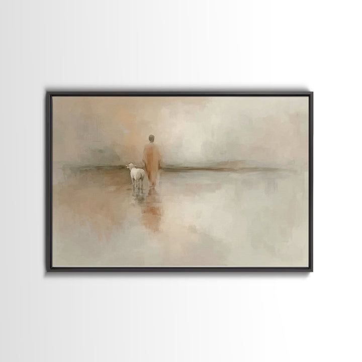Guided Path – Framed Canvas Print – Christian Art Canvas – Christian Wall Art – Christian Painting – Subtle Christian Art – Christian Decor
