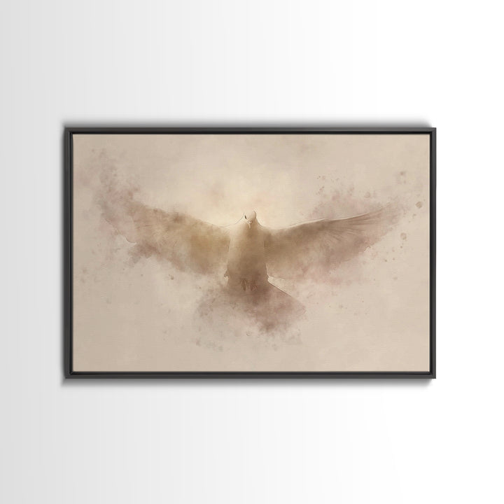 Holy Presence – Framed Canvas Print – Christian Art Canvas – Christian Wall Art – Subtle Christian Art – Christian Christmas Art – Jesus Pa