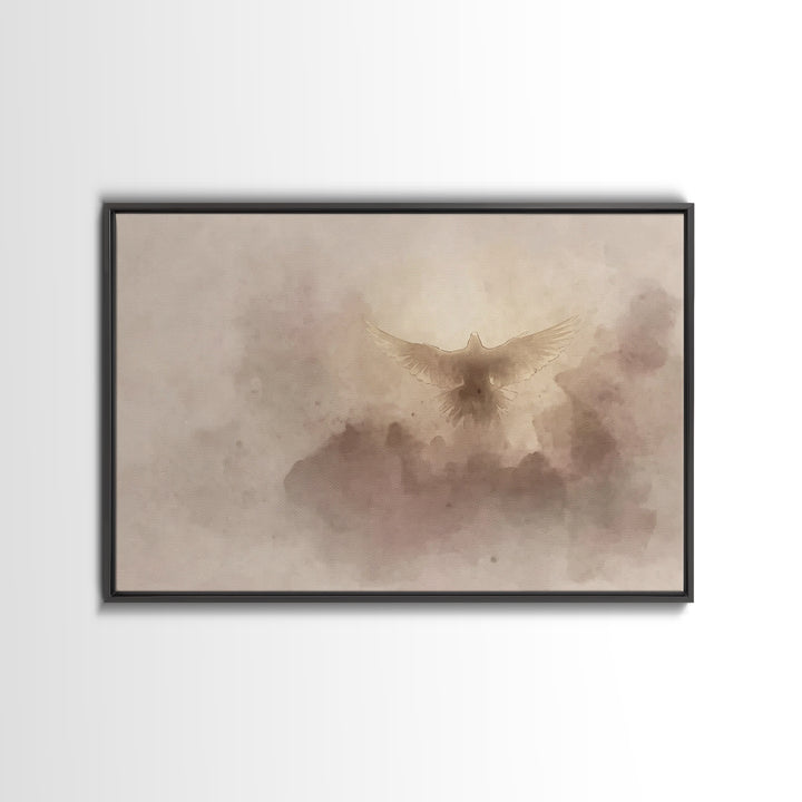 Spirit Of Dawn – Framed Canvas Print – Christian Wall Art – Christian Art Canvas – Christian Art – Christmas Art – Christian Decor