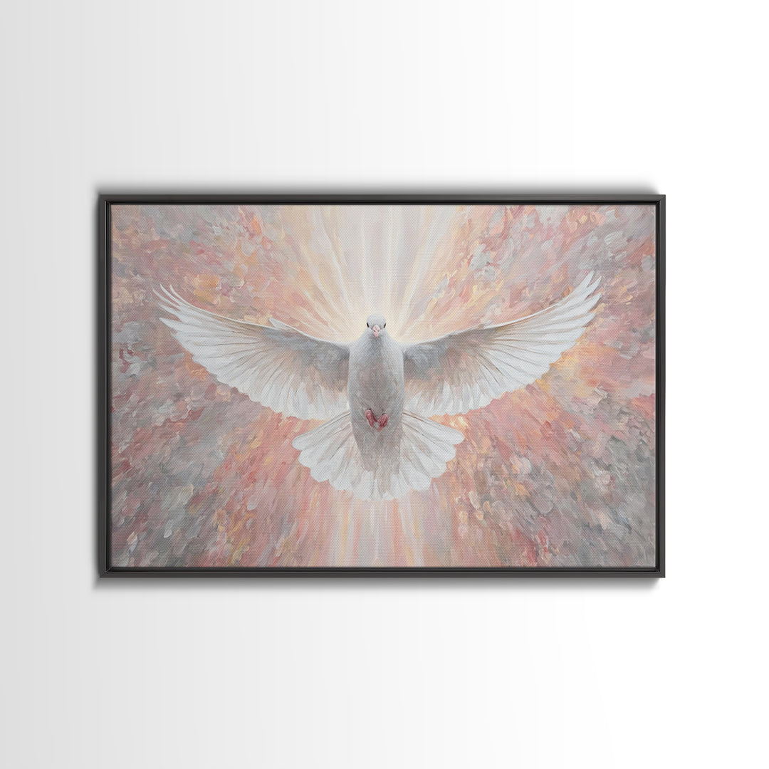 Light Of Hope | Framed Canvas Print | Christian Art | Christian Wall Art | Christian Canvas | Christian Christmas Art | Christian Decor