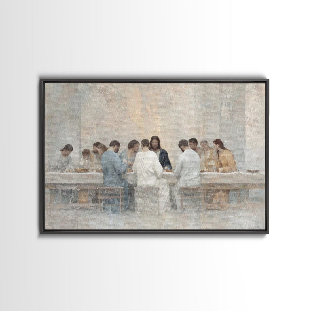 Radiant Covenant - Framed Canvas Print - Christian Art Canvas - Modern Christian Art - Christian Wall Art - Jesus Painting - Christian Chri