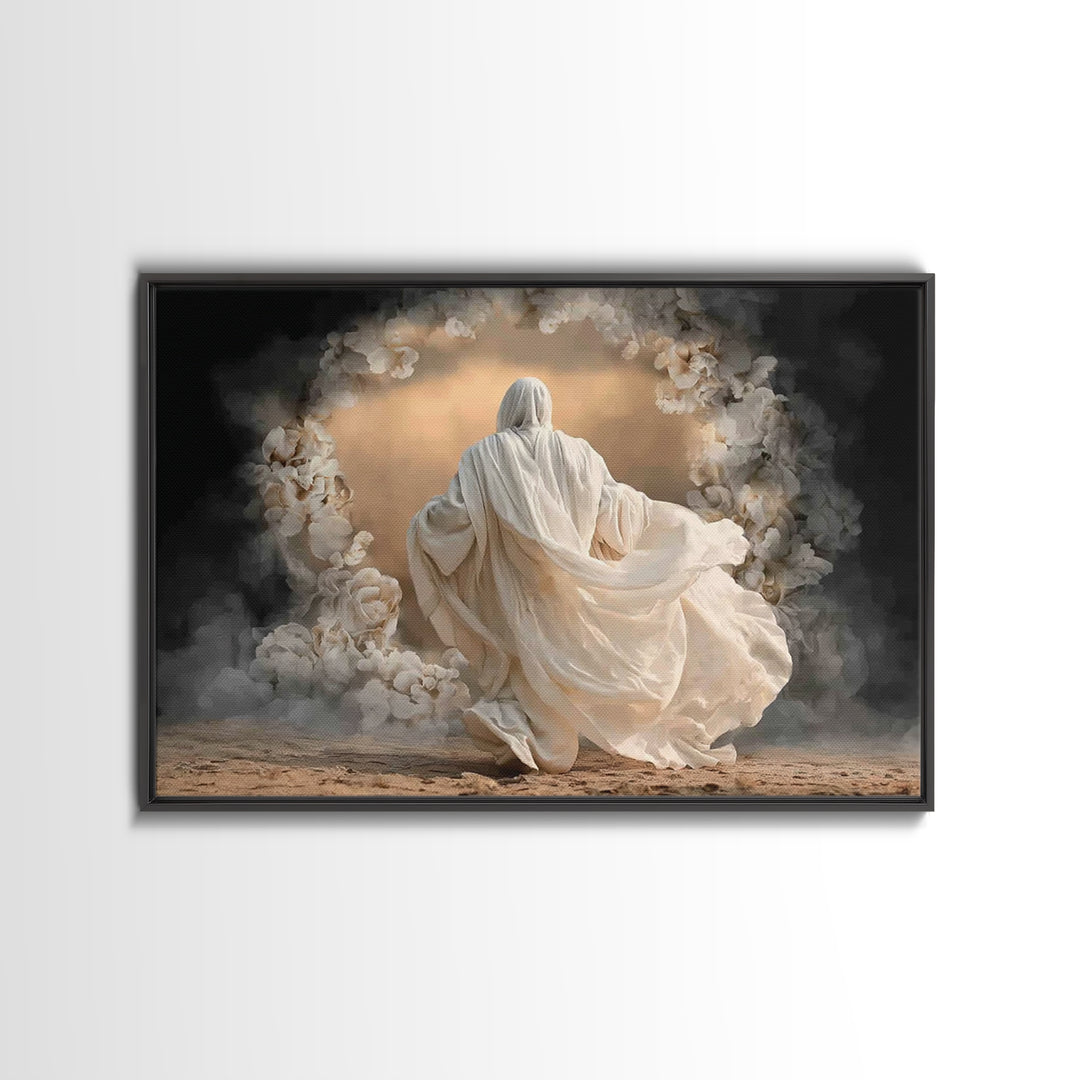 Eternal Path – Framed Canvas Print – Christian Art Canvas – Christian Wall Art – Jesus Painting – Christmas Art – Christian Decorations