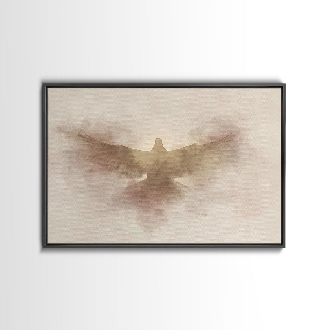Heavenly Promise – Framed Canvas Print – Christian Art Canvas – Christian Wall Art – Christian Painting – Christian Gift Ideas – Christmas