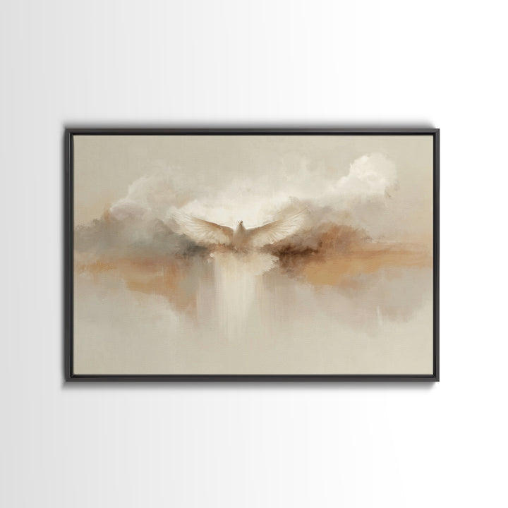 Divine Ascension, Framed Canvas Print, Christian Wall Art, Christian Art Canvas, Jesus Painting, Christmas Art, Christian Gift