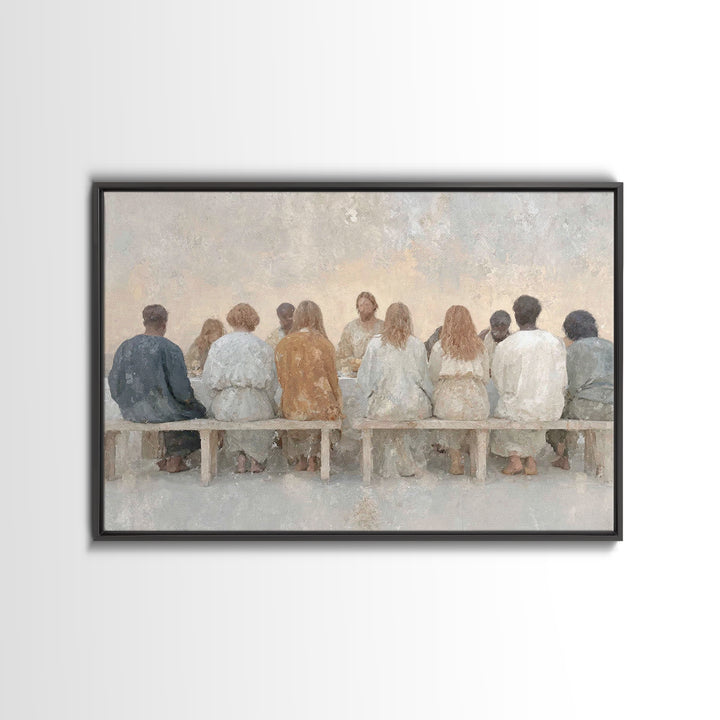 Communion Of Hope | Framed Canvas Print | Christian Art | Christian Wall Art | Christian Art Canvas | Subtle Christian Art | Christian Gift