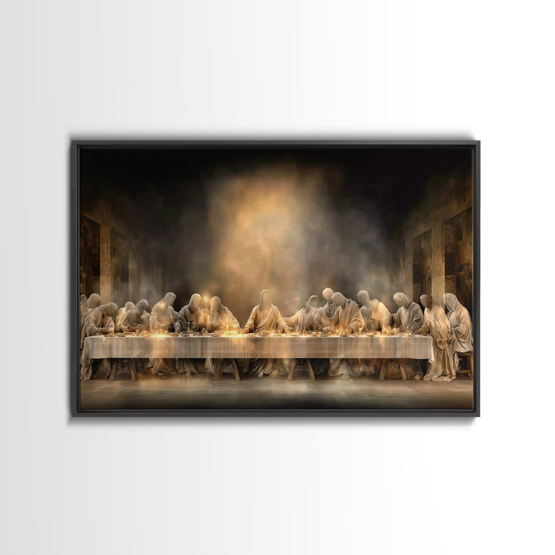 Fields Of Salvation – Framed Canvas Print – Christian Wall Art – Christian Art Canvas – Jesus Painting – Christian Christmas Art – Christ A