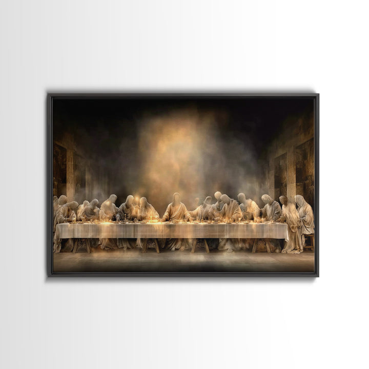 Fields Of Salvation – Framed Canvas Print – Christian Wall Art – Christian Art Canvas – Jesus Painting – Christian Christmas Art – Christ A