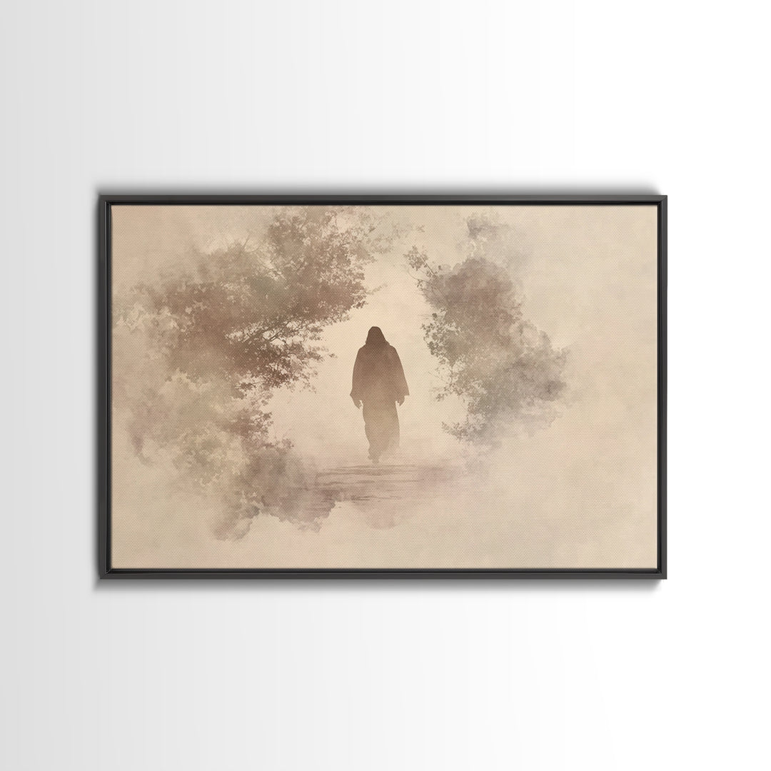 Heavenly Last Supper | Framed Canvas Print | Christian Art Canvas | Christian Wall Art | Large Jesus Painting | Christmas Art | Christian G