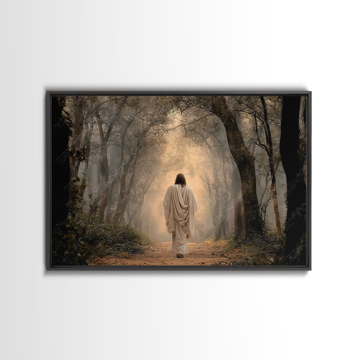 Shepherd Of Peace – Framed Canvas Print – Jesus Painting – Christian Wall Art – Christian Art Canvas – Christian Decor – Christian Christma