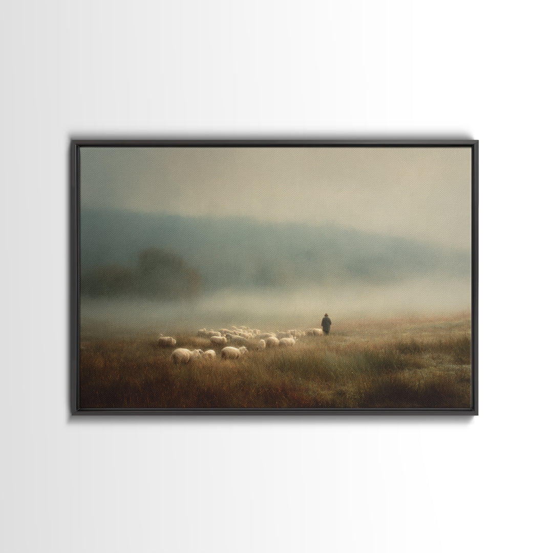 Radiant Journey Path – Framed Canvas Print – Christian Art – Jesus Painting – Christian Art Canvas – Christian Wall Art – Christian Gift