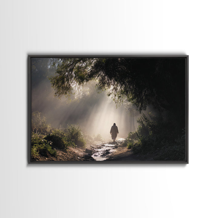 Mary’s Tender Grace, Framed Canvas Print, Christian Art Canvas, Christian Gift Ideas, Christian Wall Art, Christmas Art Prints, Subtle Chri