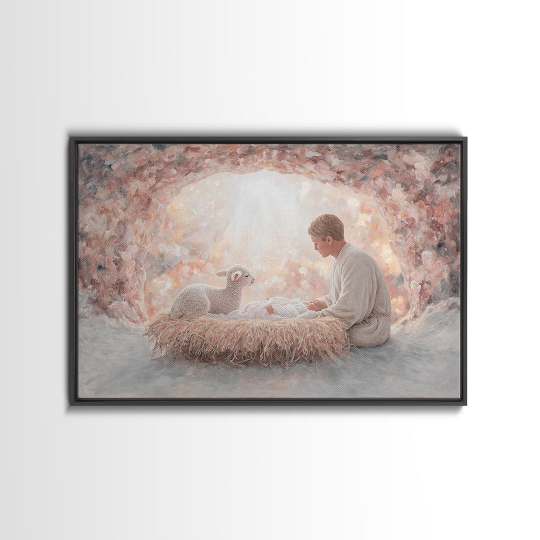 Hands Of Glory – Framed Canvas Print – Christian Art – Christian Wall Art – Unique Christian Art – Christian Art Canvas – Christian Art Wor