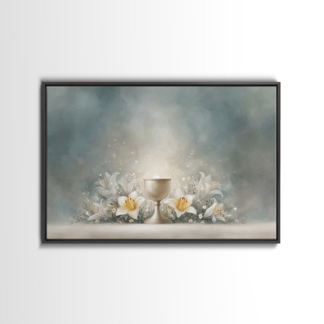 Crosswalk Journey - Framed Canvas Print - Christian Wall Art - Christian Painting - Christian Art Canvas - Jesus Painting - Christmas Wall
