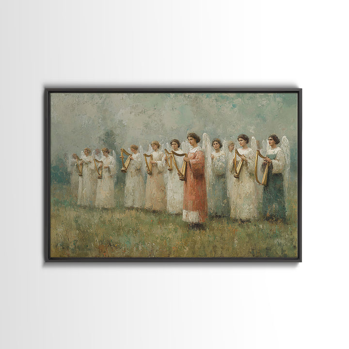 Eternal Light – Framed Canvas Print – Jesus Painting – Christian Wall Art – Christian Art Print – Christian Christmas Decor – Christian Gif