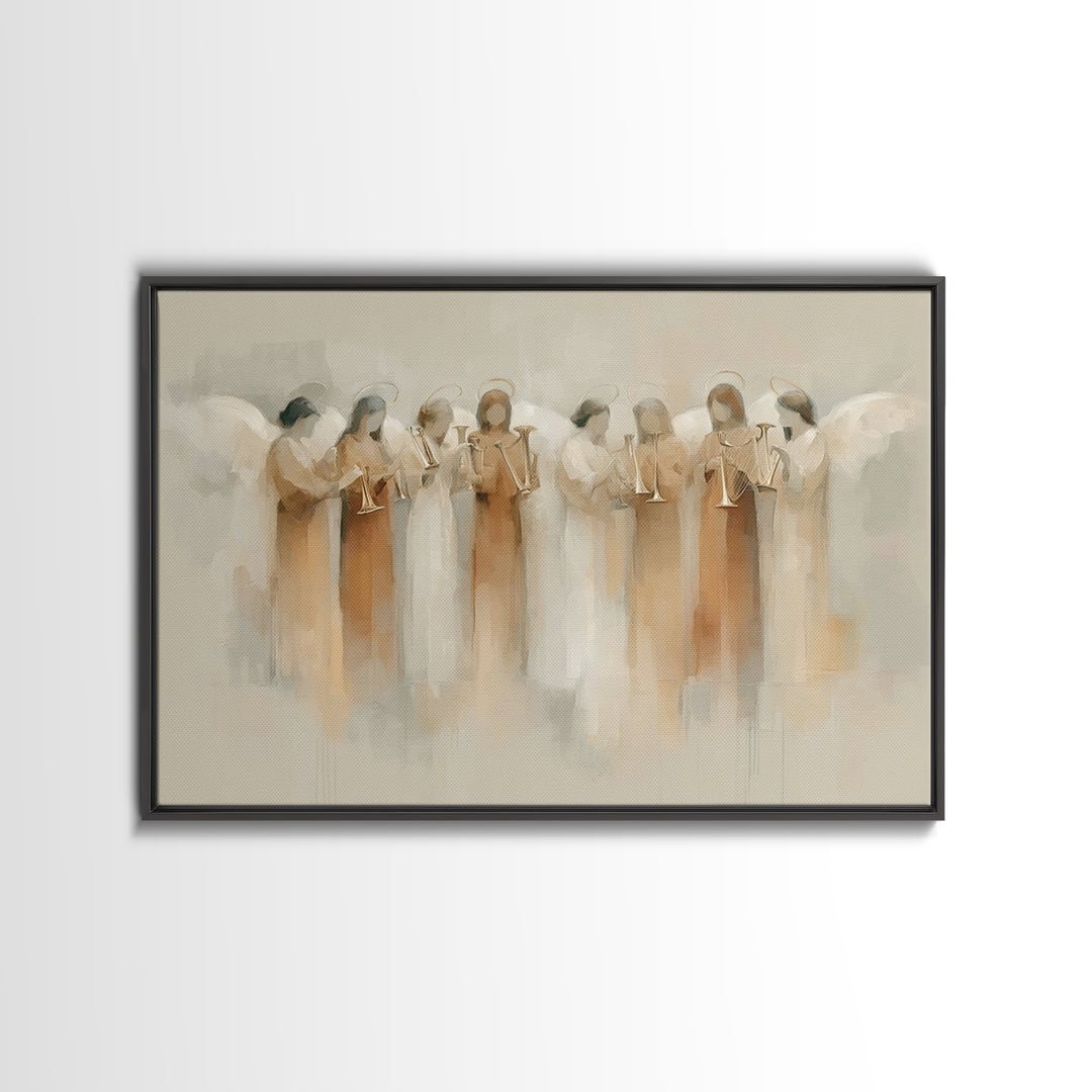 Divine Horizon – Framed Canvas Print – Christian Wall Art – Jesus Painting – Christian Art Canvas – Christian Decor – Christian Gift Ideas