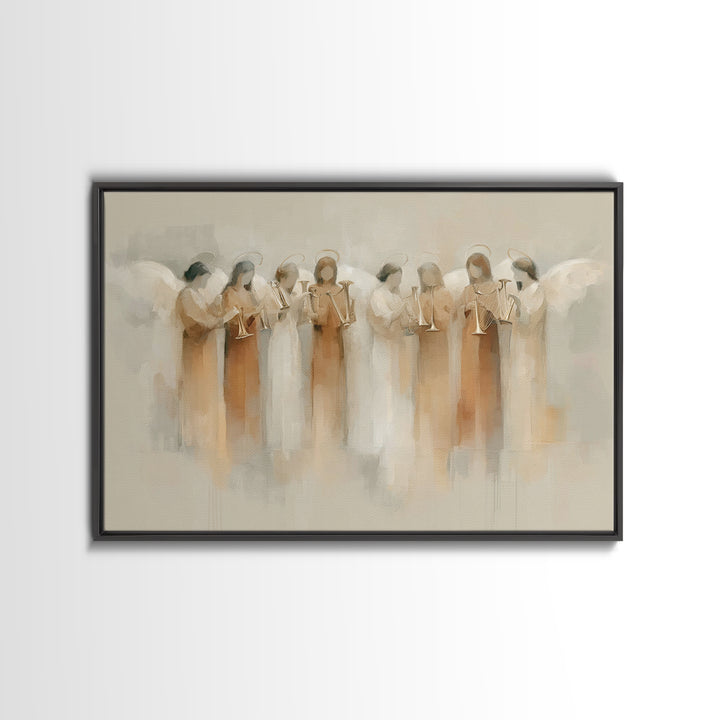 Divine Horizon – Framed Canvas Print – Christian Wall Art – Jesus Painting – Christian Art Canvas – Christian Decor – Christian Gift Ideas