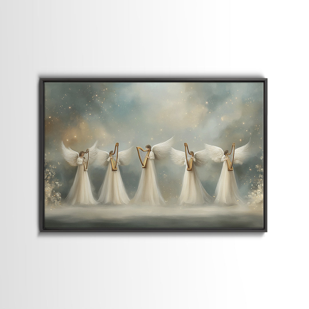 Storm Walk – Framed Canvas Print – Christian Wall Art – Jesus Painting – Christian Art Canvas – Moody Christian Art – Christian Gift Ideas