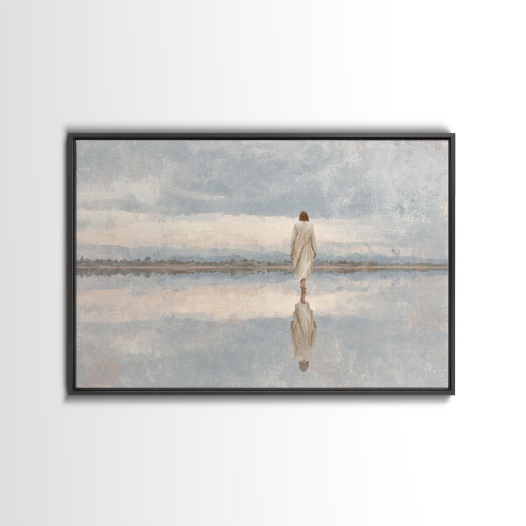 Humble Birth | Framed Canvas Print | Christian Christmas Art | Christmas Wall Art | Christian Art Canvas | Christmas Art Prints | Christian