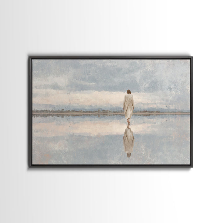 Humble Birth | Framed Canvas Print | Christian Christmas Art | Christmas Wall Art | Christian Art Canvas | Christmas Art Prints | Christian