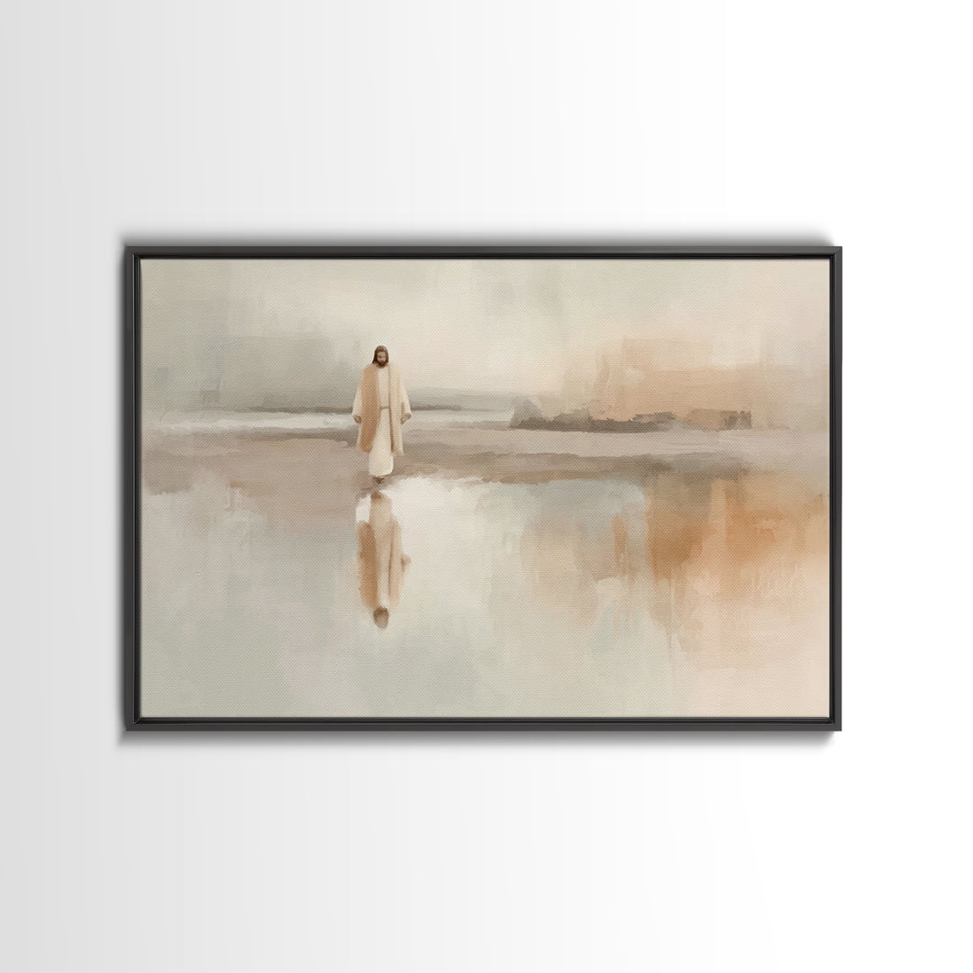 Gentle Miracle, Framed Canvas Print, Christian Art Canvas, Christmas Wall Art, Christian Christmas Art, Christian Art Print, Christian Gift