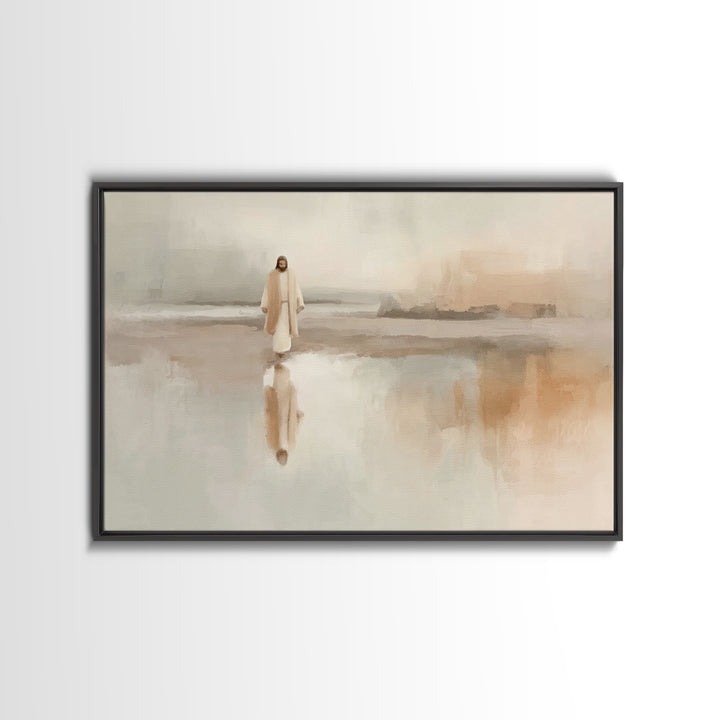 Gentle Miracle, Framed Canvas Print, Christian Art Canvas, Christmas Wall Art, Christian Christmas Art, Christian Art Print, Christian Gift