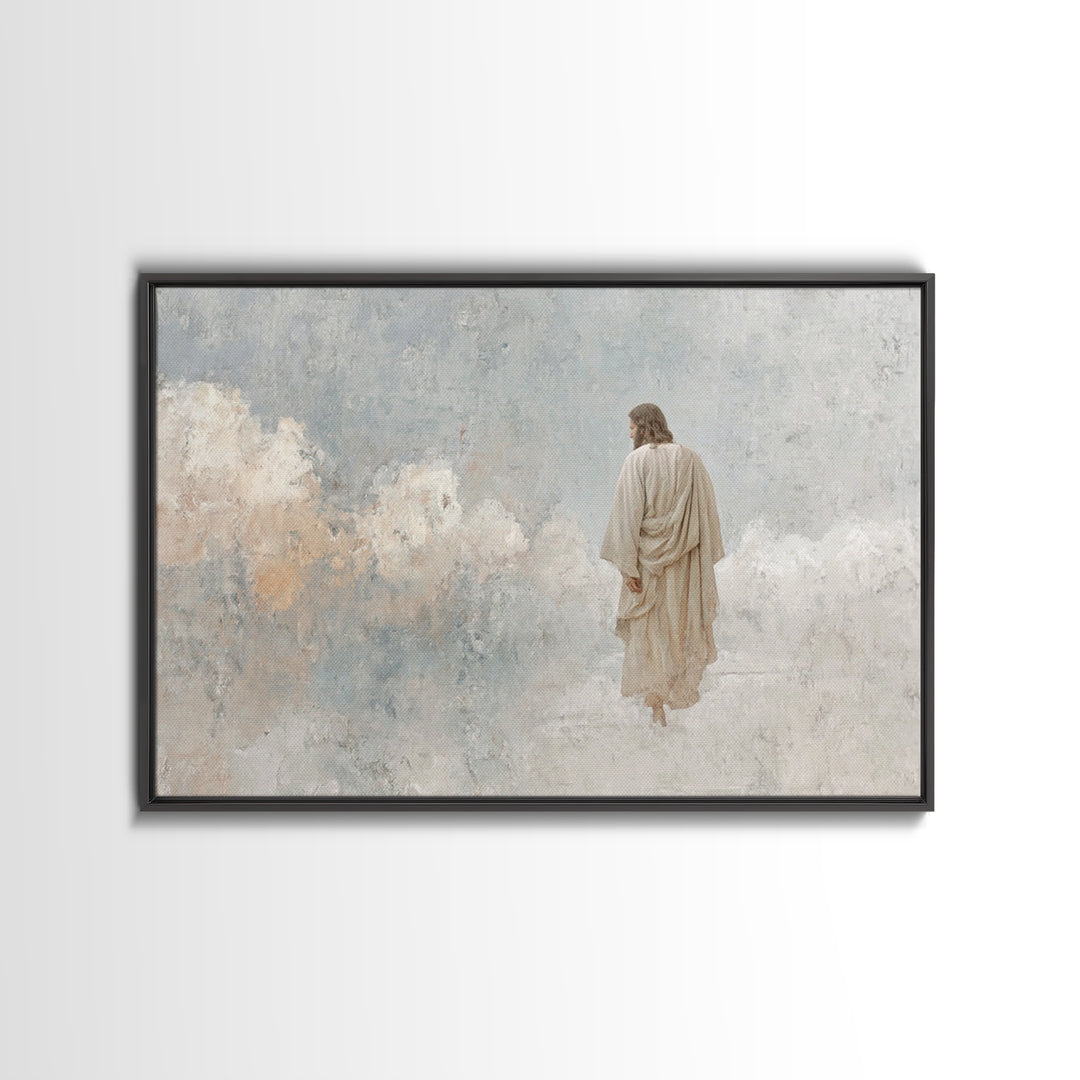 Pure Lily Blessing | Framed Canvas Print | Christian Art Canvas | Christian Wall Art | Christian Art Gift | Subtle Christian Art | Christia