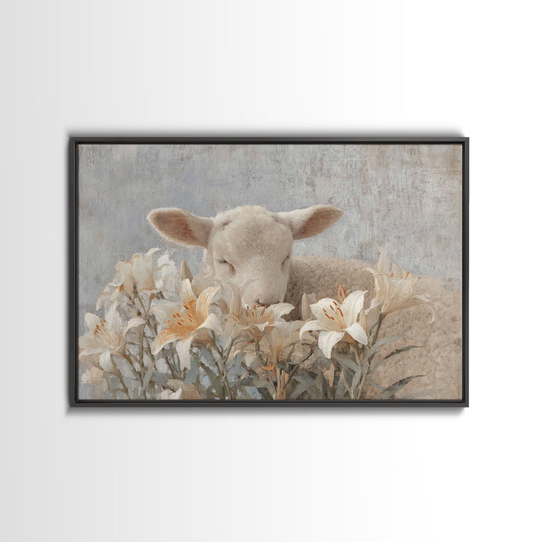 Winter Chapel Peace, Framed Canvas Print, Christian Wall Art, Christmas Wall Art, Christian Decor, Christian Art Canvas, Jesus Painting