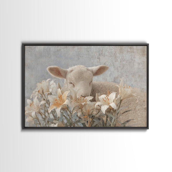 Winter Chapel Peace, Framed Canvas Print, Christian Wall Art, Christmas Wall Art, Christian Decor, Christian Art Canvas, Jesus Painting