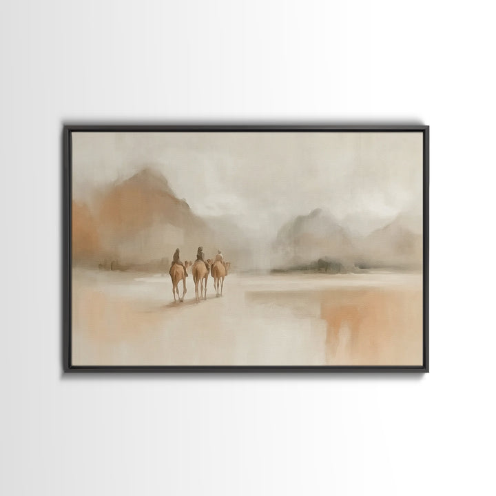 Wandering Kings – Framed Canvas Print – Christian Art – Christian Wall Art – Christmas Art Prints – Christian Christmas Art – Christian Art