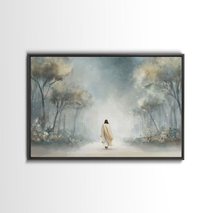 Garden Of Hope | Framed Canvas Print | Christian Wall Art | Jesus Art Print | Christian Art Canvas | Vintage Christian Art | Christian Gift