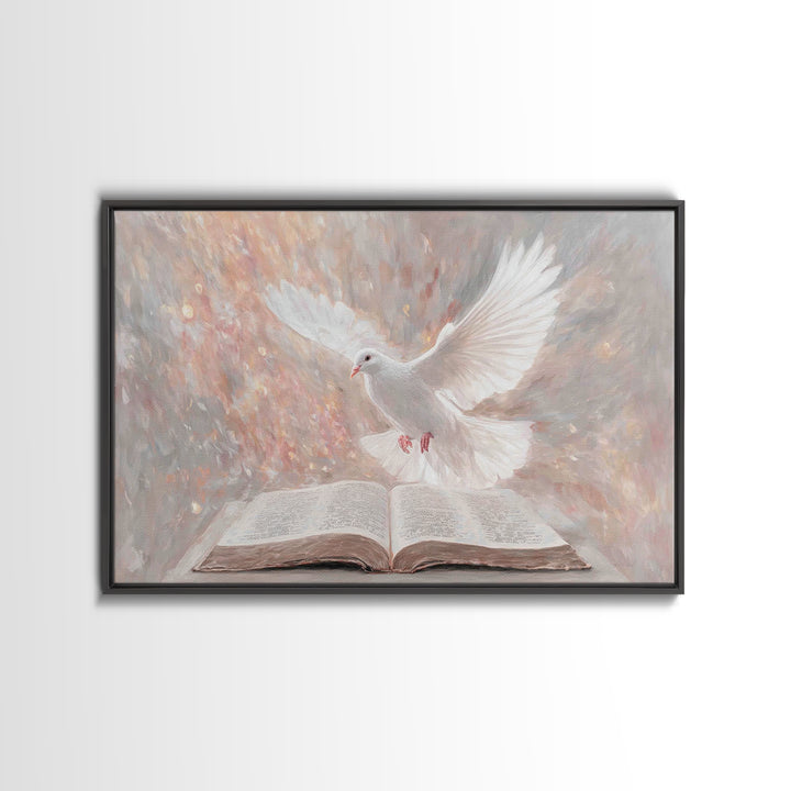 Spirit Of Light – Framed Canvas Print – Christian Art Canvas – Christian Wall Art – Christian Art Prints – Christian Gift Ideas – Modern Ch