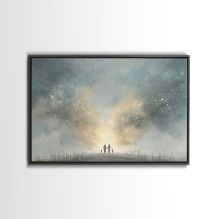 Graceful Horizon | Framed Canvas Print | Christian Wall Art | Christian Art Canvas | Christian Painting | Christmas Art | Christian Decor