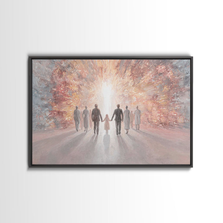 Path Of Glory | Framed Canvas Print | Christian Decor | Christian Wall Art | Christian Painting | Christian Art Canvas | Christmas Art