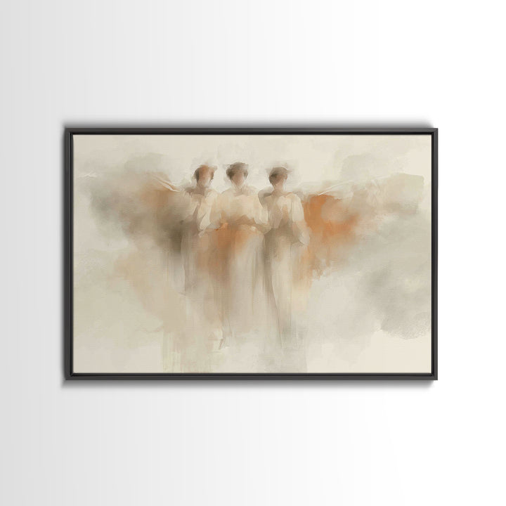 Trinity Grace | Framed Canvas Print | Christian Art Canvas | Minimalist Christian Art | Christian Wall Art | Subtle Christian Paintings