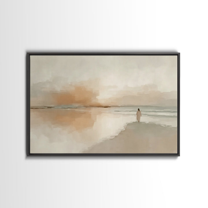 Light Of Mercy – Framed Canvas Print – Christian Art Canvas – Christian Christmas Art – Jesus Painting – Christian Wall Art – Christian Gif