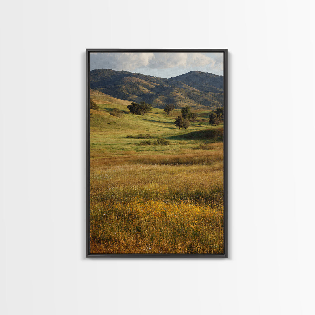 Country Road Disappearing into Green Hills Canvas Print, Country Art, Gallery Decor, Farmhouse Decor, Fine Art, Country, COU-2x3-15