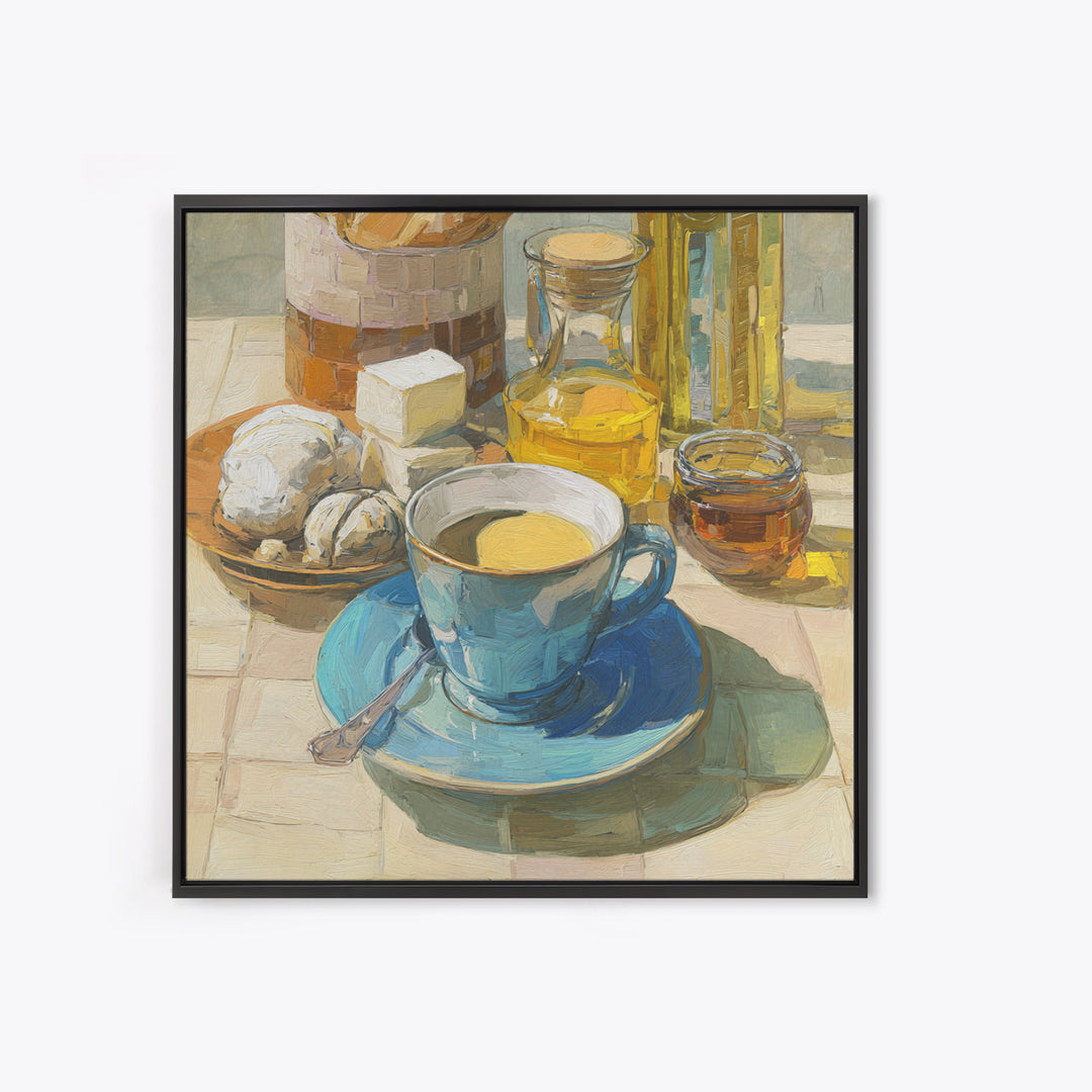Minimal Line Art of a Cup and Canvas Print, Coffee Shop Art, Bedroom Wall Art, Cafe Decor, Abstract Art, Cafe, Modern Decor, CSA-1x1-18