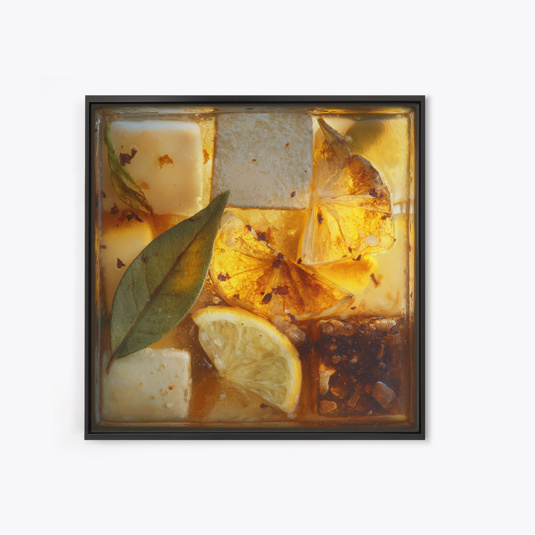 Iced Coffee Glass Canvas Print, Coffee Shop Art, Gallery Decor, Cafe Decor, Fine Art, Cafe, Wall Art, Home Decor, Wall Decor, CSA-1x1-59