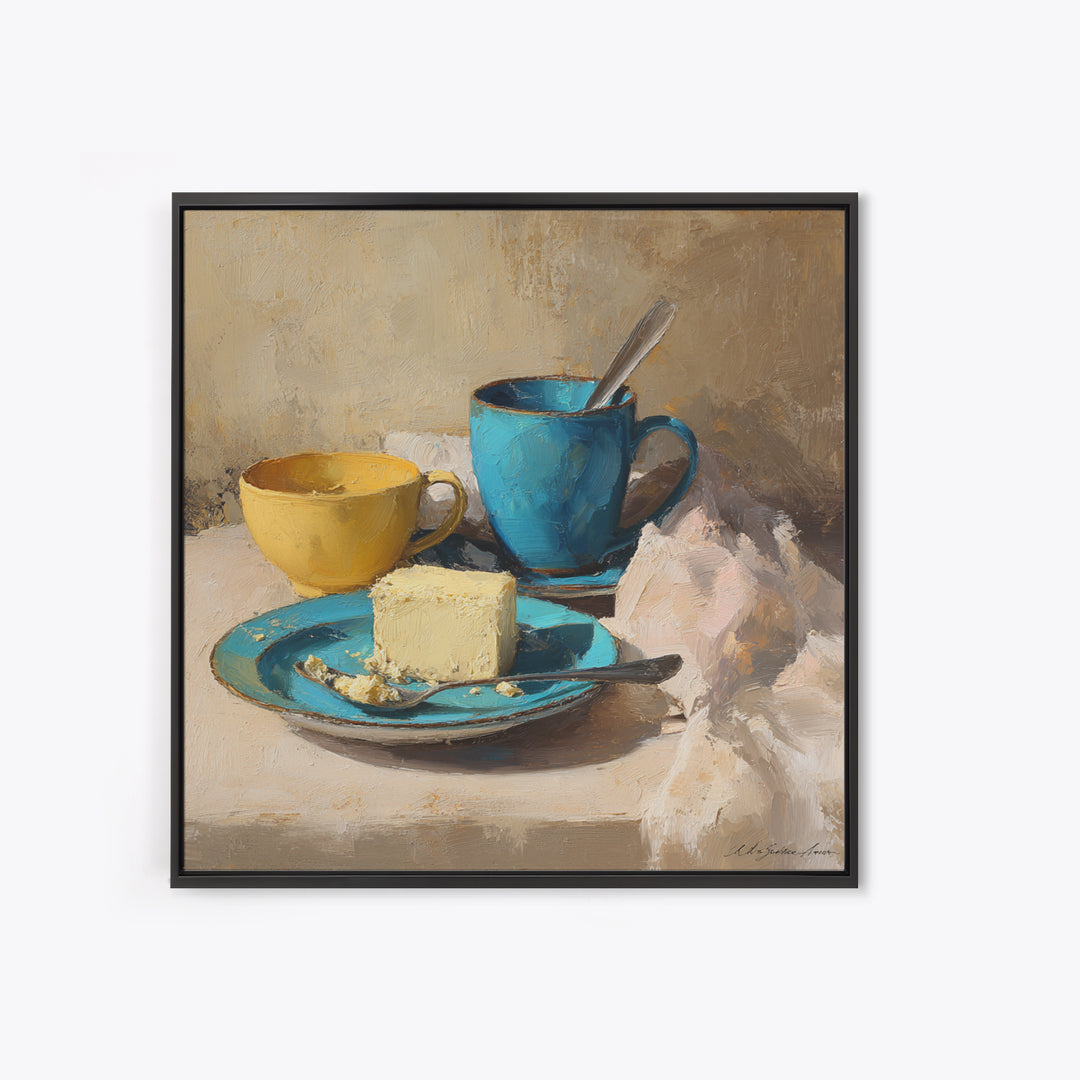 Minimal Line Art of a Cup and Canvas Print, Coffee Shop Art, Neutral Decor, Cafe Decor, Fine Art, Cafe, Home Decor, Wall Decor, CSA-1x1-90