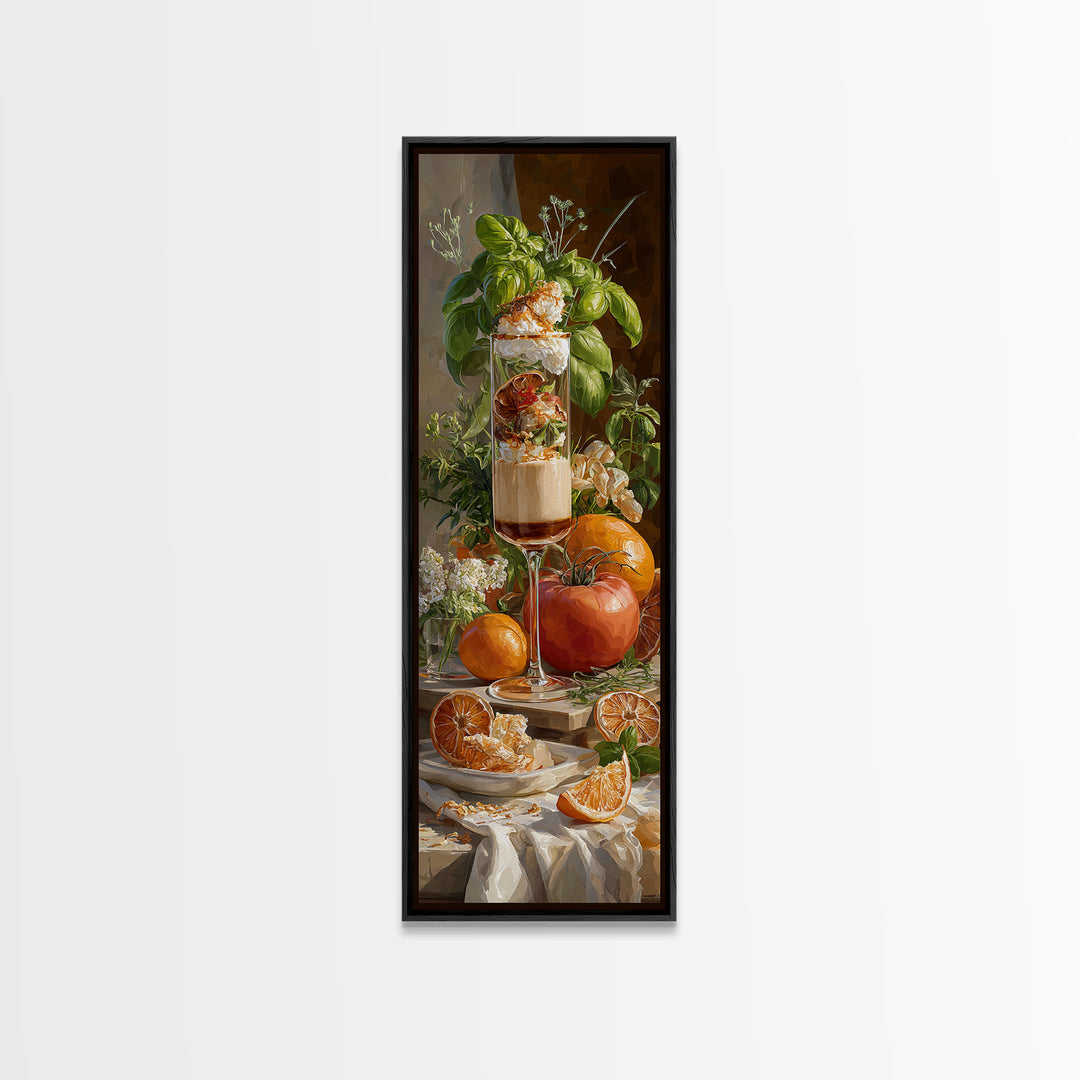 Espresso Martini Coffee Cocktail Still Life Canvas Print, Coffee Shop Art, Wall Decor, Cafe Decor, Fine Art, Cafe, Kitchen Gift, CSA-1x3-77
