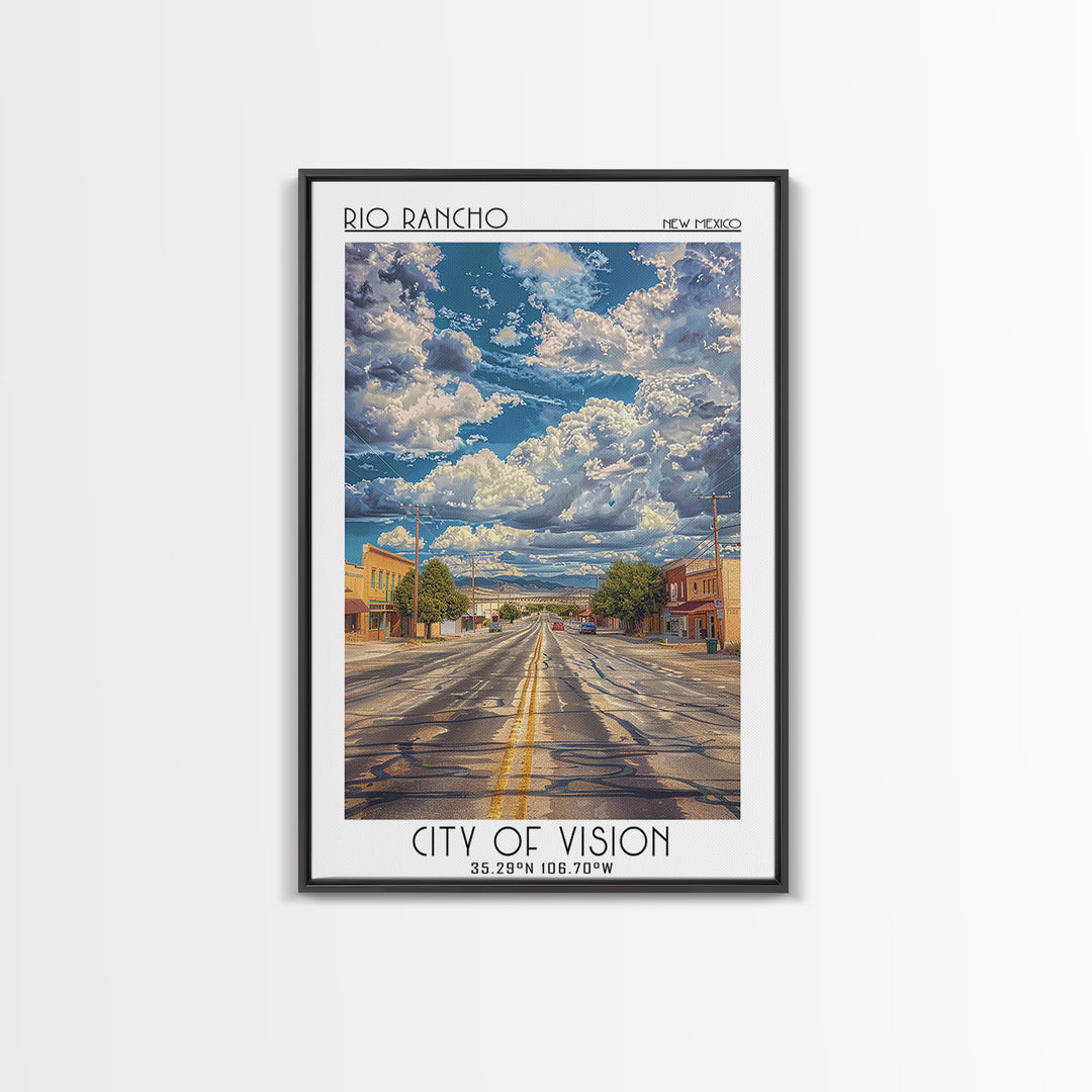 Rio Rancho Travel Poster, Canvas Print, Poster Print, Travel Wall Art, Travel Decor, Wall Art, Retro Travel Poster, Gallery Wall Set