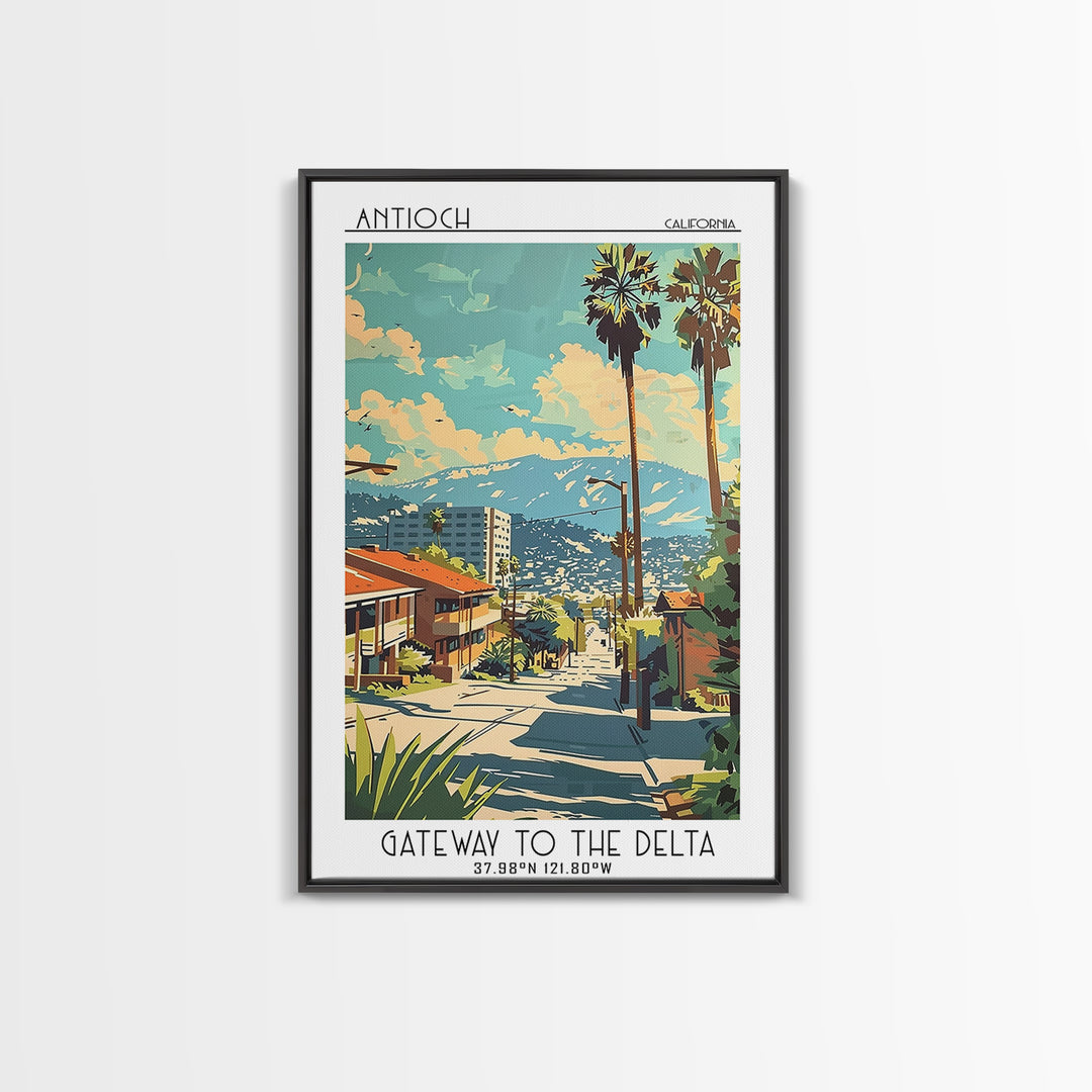 Antioch Travel Poster, Canvas Print, Poster Print, Travel Wall Art, Gallery Wall Set, Home Office Decor, Travel Print, City Wall Art