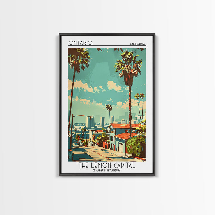 Ontario Travel Poster, Canvas Print, Travel Art Print, Modern Wall Decor, Retro Travel Poster, Landscape Art, Wall Art, Travel Decor