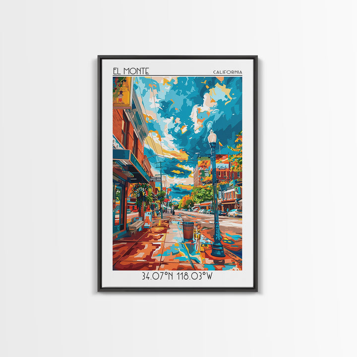 Elgin Travel Poster, Canvas Print, City Art Print, Travel Wall Art, Travel Art Print, Wall Art, City Illustration, Minimalist Poster